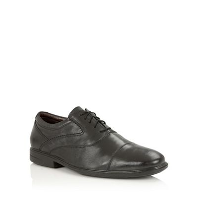 Lotus Since 1759 Black leather 'Brindley' oxford shoes